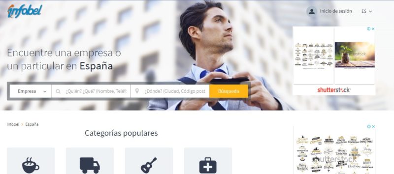 Buscar número de teléfono en base de datos de Infobel