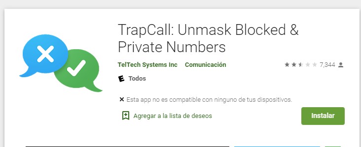 trapcall para averiguar