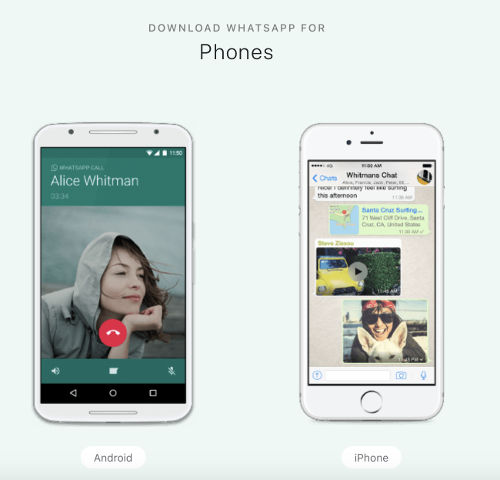 descargar whatsapp para android o iPhone