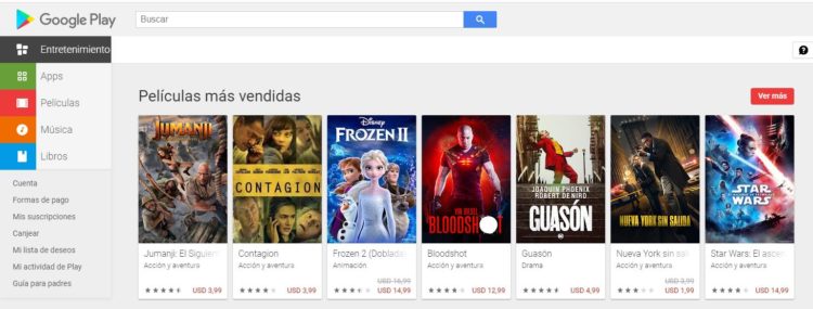 google play page