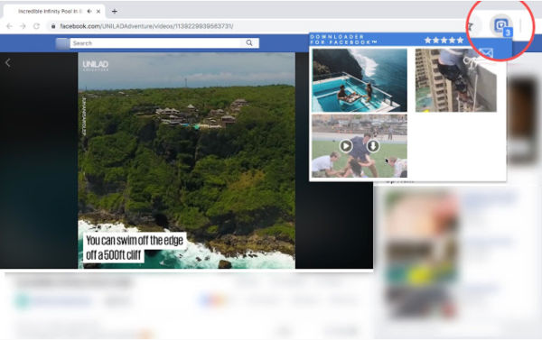 descargar videos facebook con extension de chrome
