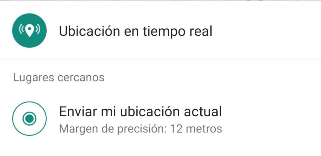 compartir ubicacion whatsapp
