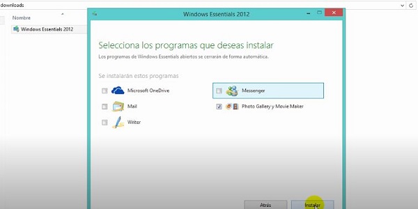 Movie Maker en Windows 10 (Paso 3)