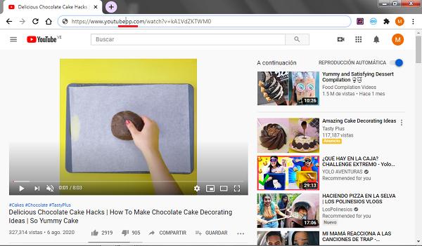 Descargar vídeos de YouTube con PP