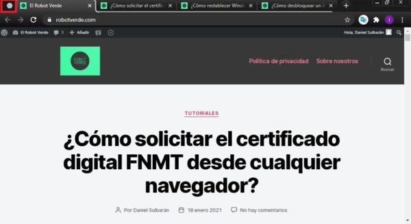 Cómo activar la agrupación de pestañas en Chrome