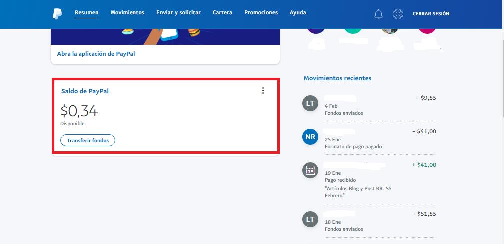 Verifica tu saldo antes de eliminar tu cuenta de PayPal