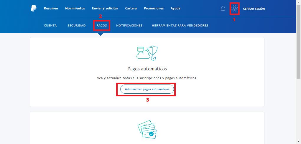 Revisa tus pagos programados