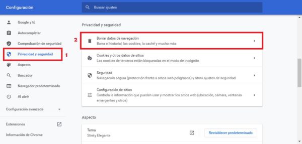 Cómo borrar las cookies de Chorme