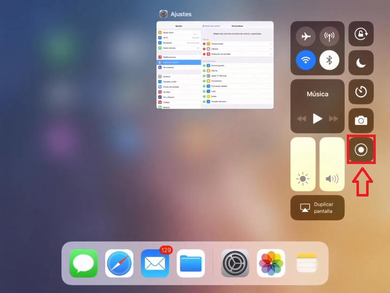 Cómo grabar la pantalla del Ipad sin aplicaciones