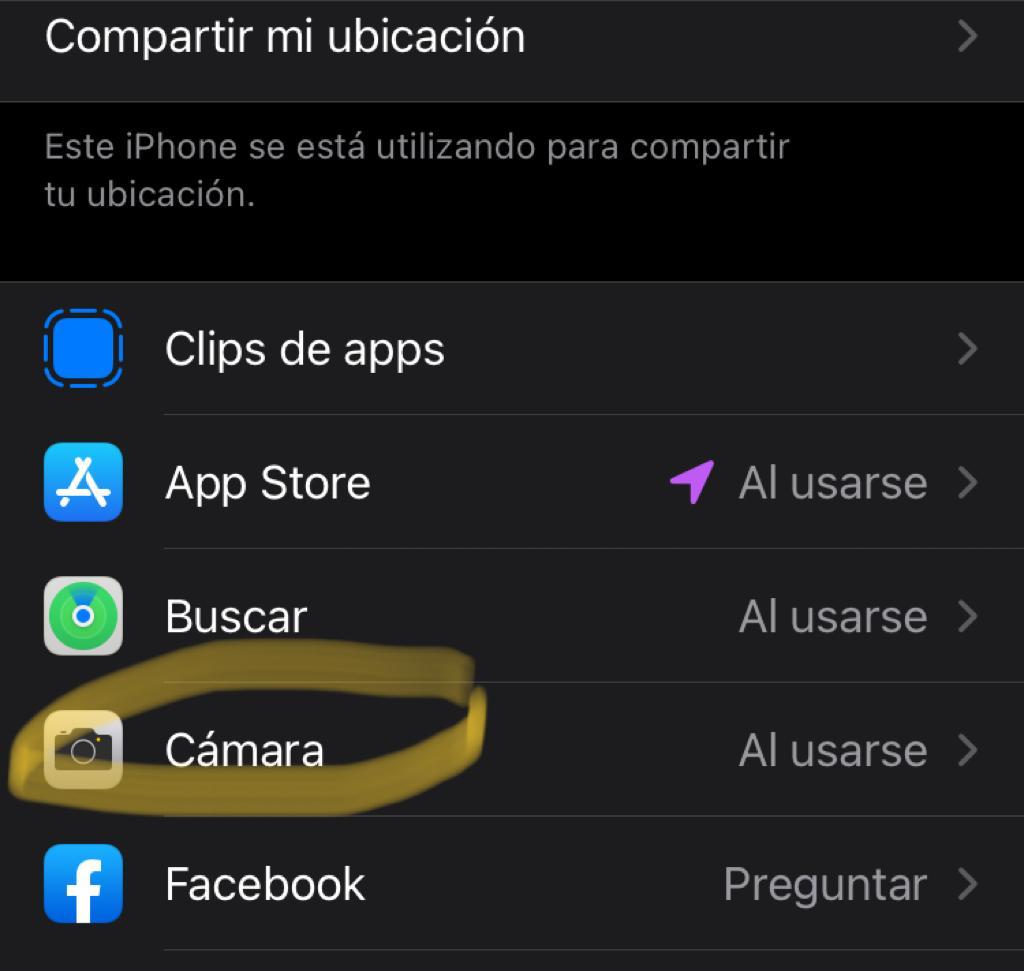activar localizacion en fotos en iphone