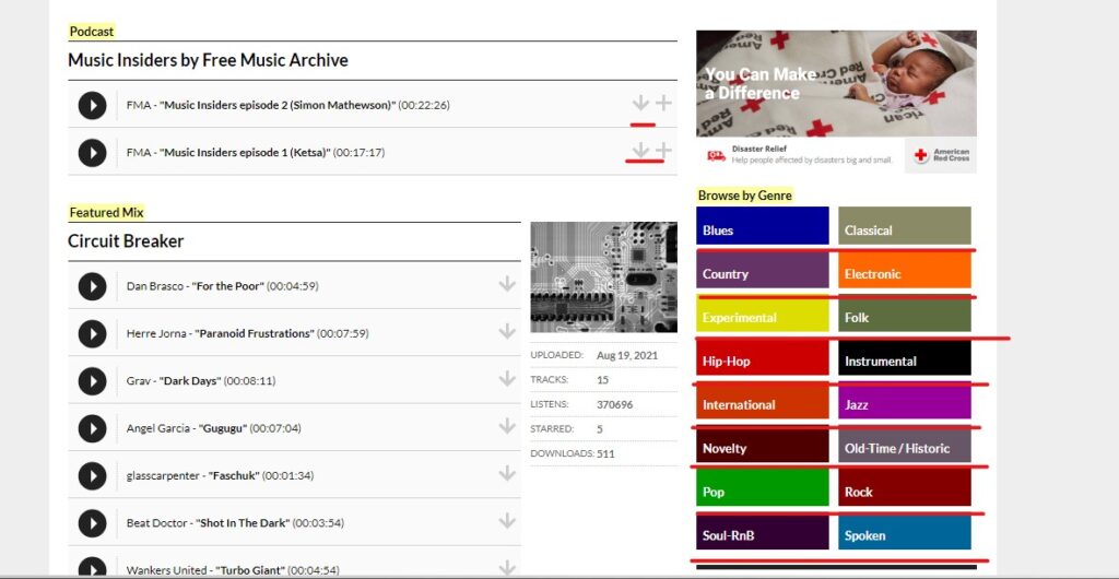visitar Free Music Archive