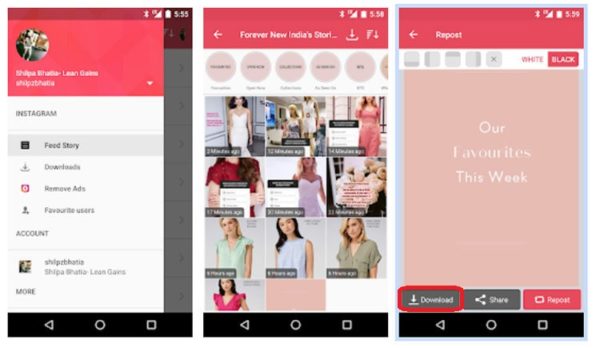 Pasos para dscargar imagenes y videos con Story Saver para Instagram