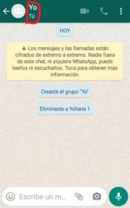 Cómo crear un grupo de Whatsapp contigo mismo