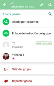 Cómo crear un grupo contigo mismo en Whatsapp