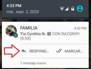 Cómo responder en Whatsapp sin conectate