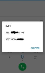 Cómo saber cuál es el IMEI de mi móvil