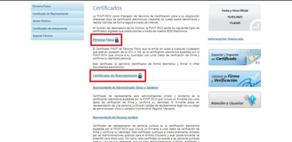 Cómo descargar el certificado FNMT desde cualquier navegador
