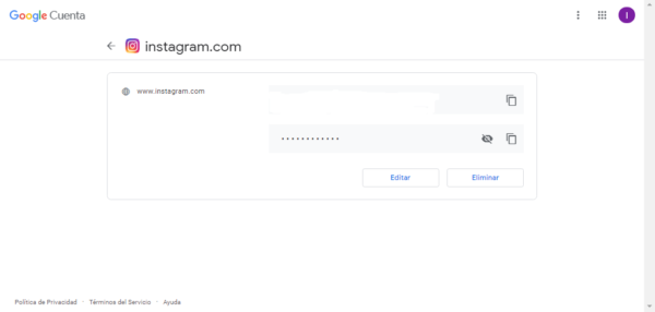 Ver las contraseñas guardadas en Google Chrome